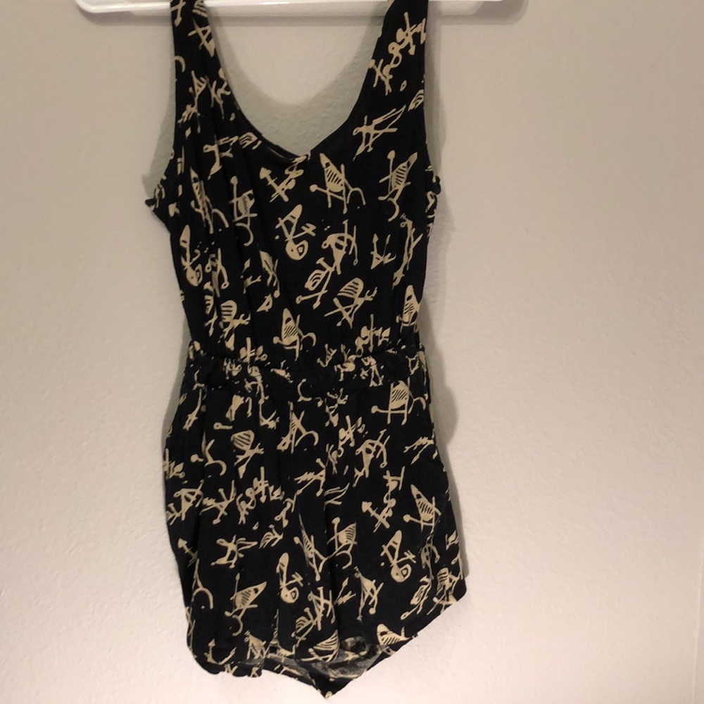Sleeveless Black Romper